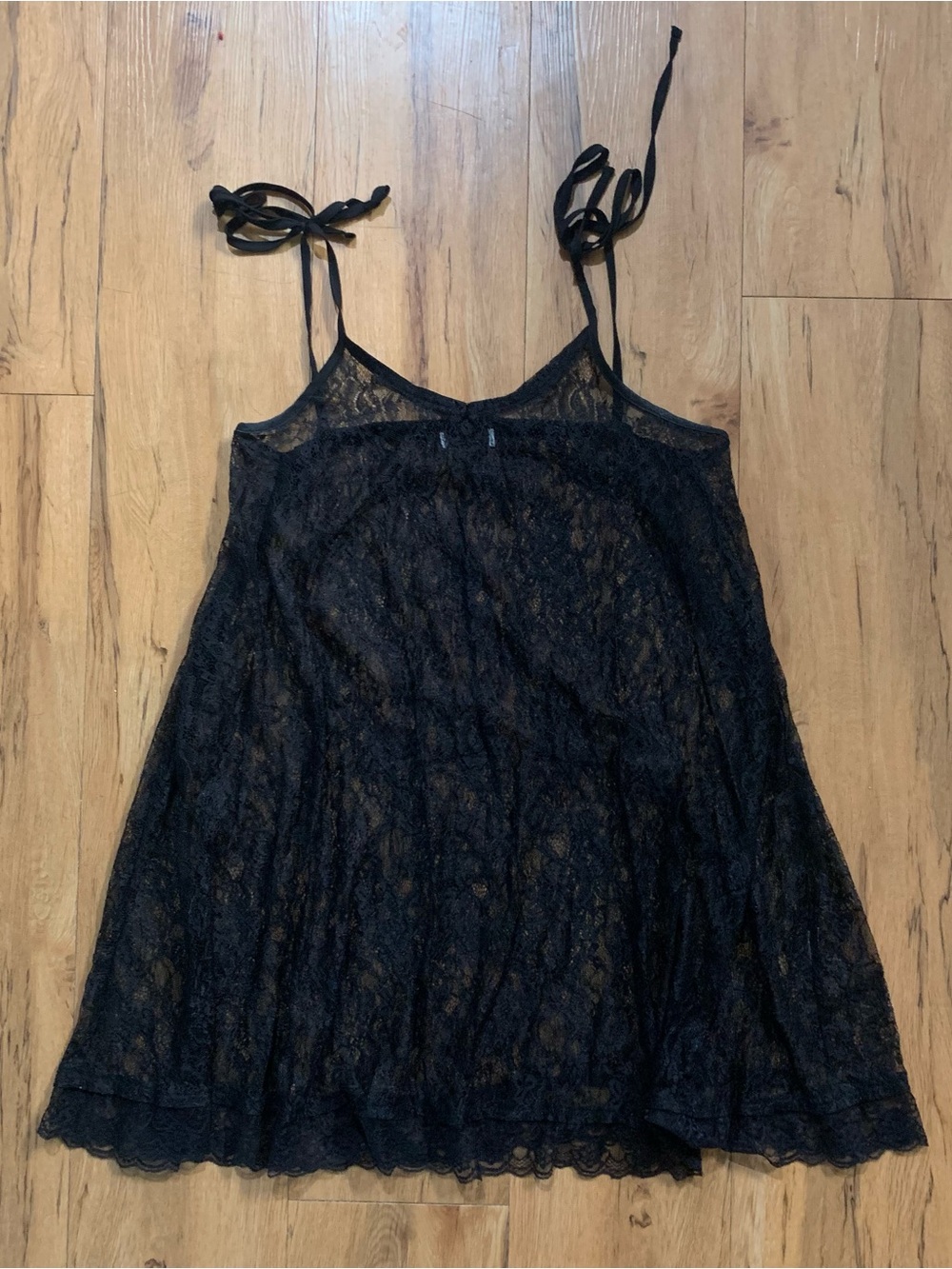 Black lace dress